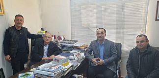 Dernek Başkanımız, hemşerimiz Hayrettin KARA'yı iş yerinde ziyaret etti