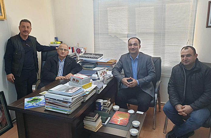 Dernek Başkanımız, hemşerimiz Hayrettin KARA'yı iş yerinde ziyaret etti